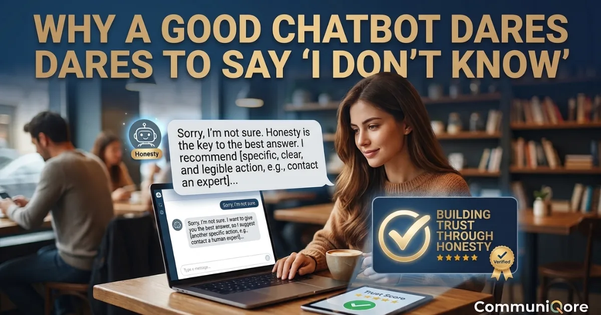 Why a Good Chatbot Admits It Doesn't Know